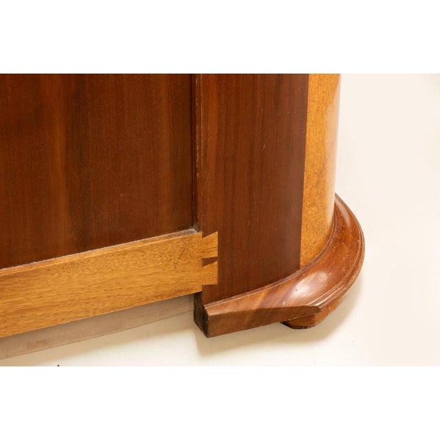 Art Deco Bed in Mahogany and Amboyn from Jules Leleu, 1923 For Sale - Image 3 of 18