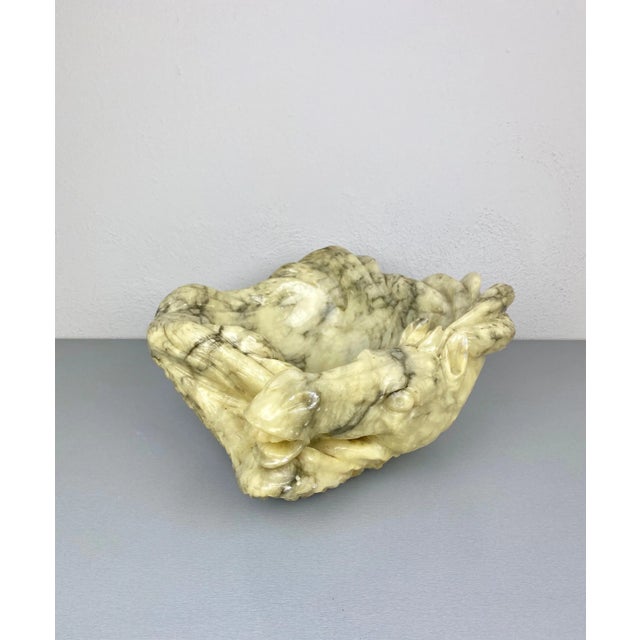 1970s Hand Carved Alabaster Horse Centrepiece Sculpture, Italy, 1970s For Sale - Image 5 of 14