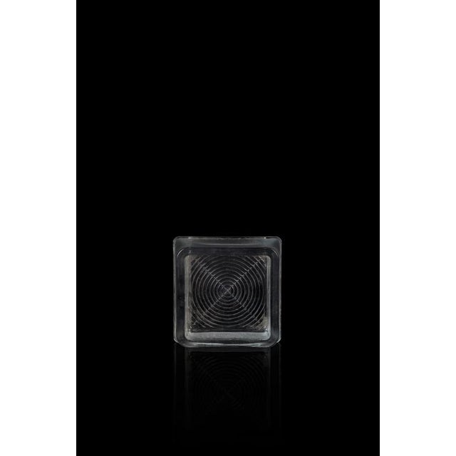Fidenza glass ashtray is a wonderful glass decorative object, realized during the 1960s. Very fashionable glass ashtray...