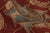 Antique Tabriz Beige Red and Blue Wool Persian Floral Rug – Medallion Style For Sale - Image 9 of 10