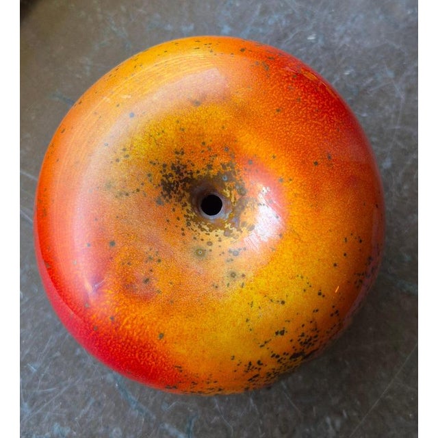 Hans Hedberg (1917-2007), Sculpture in Shape of Apple, Faience. H 12 Cm., 1890s For Sale - Image 4 of 6