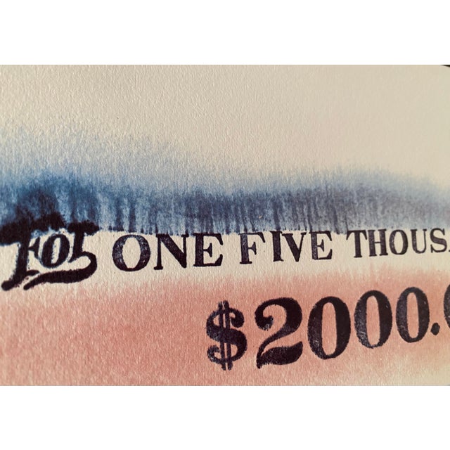 Edward Kienholz Signed Lithograph Print, 1970’s Contemporary, Abstract, Modern For Sale - Image 4 of 6