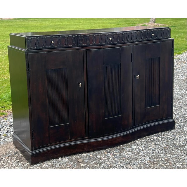 Bring classic rustic European charm in any space with this Highland House buffet. Serpentine silhouette with reeded...
