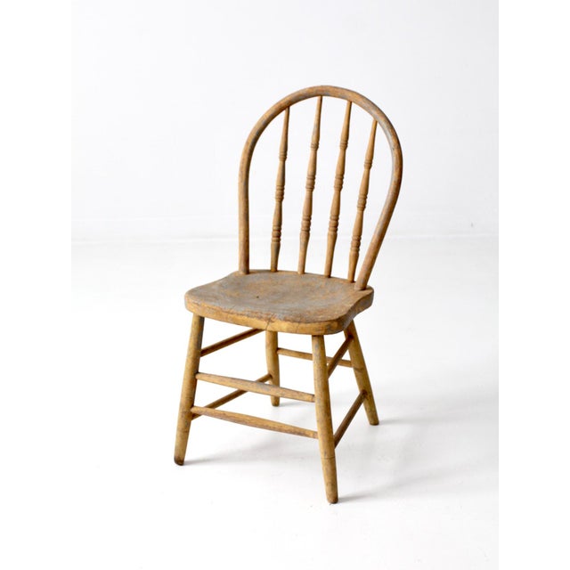 Antique Spindle Back Chair Chairish