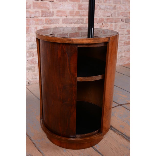 Art Deco Floor Lamp in Walnut by J. Halabala for Up Závody, 1920s For Sale - Image 9 of 16