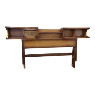 Mid Century Modern King Headboard With Storage For Sale