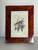 Mini botanical print PF Redoute in Wood Lacquer Frame.