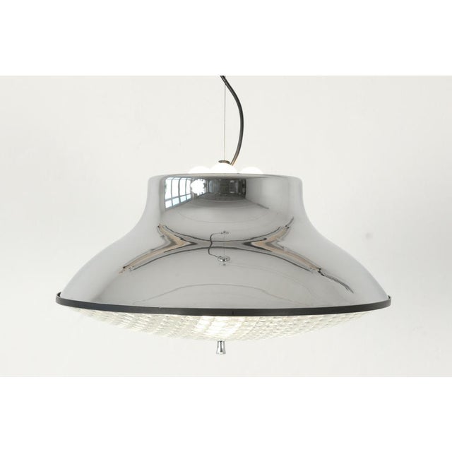 Contemporary Suspension Light in Structural Glass, Italy, 1965 For Sale - Image 3 of 8
