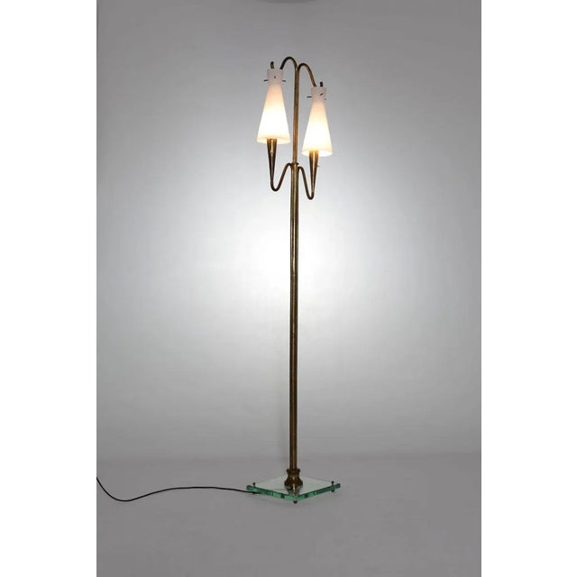 Mid-Century Modern Italian Floor Lamp, 1950s For Sale - Image 3 of 10