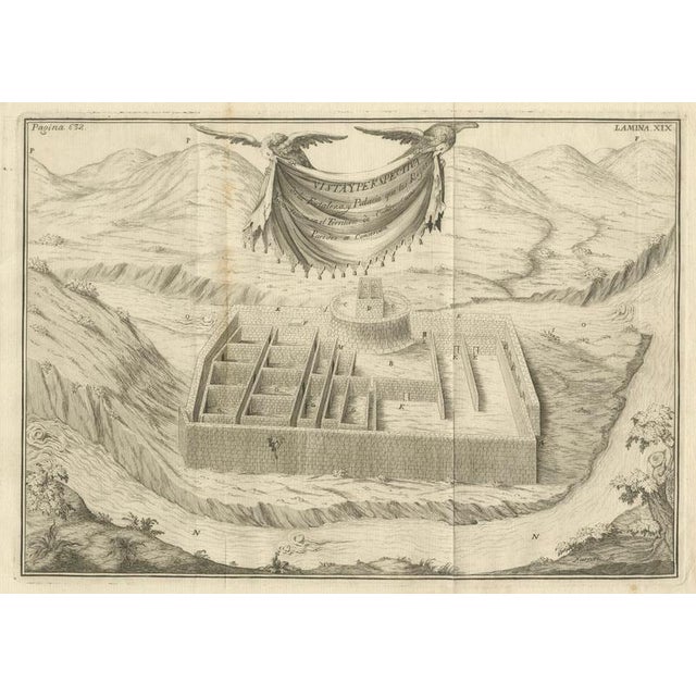 Jorge Juan y Santacilia and Antonio de Ulloa, Inca Palace in Peru, 1748, Print For Sale - Image 4 of 10