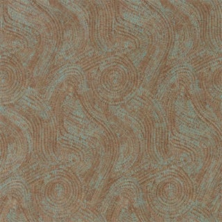 Zoffany Hawksmoor Wallpaper in Oxidised Copper - a Sample For Sale