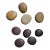90's Rock Cabinet Knobs - Set of 9 For Sale