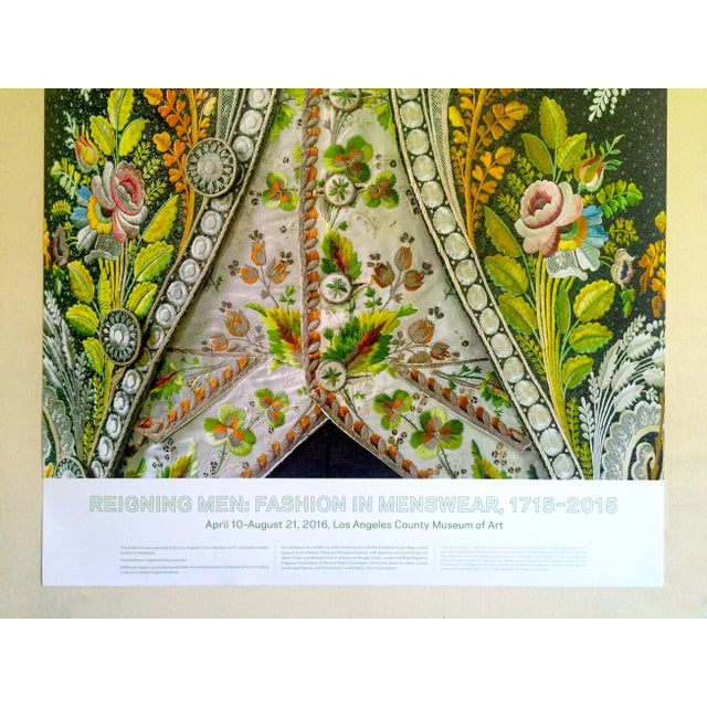 Various Artists Reigning Men : Fashion in Menswear 1715 - 2015 Los Angeles County Museum of Art Exhibition Poster For Sale - Image 4 of 11