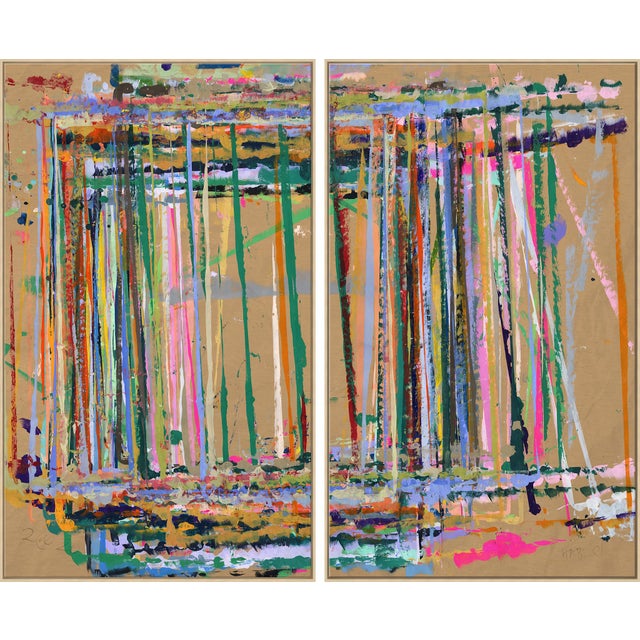 Hable Beginnings Diptych, Canvas by Susan Hable For Sale - Image 4 of 4