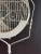 Off white Art Deco bird cage on iron stand. Excellent condition. Beautiful design. Cage dimensions: 15.75" W x 9.75" D x...