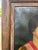 Mexican Horacio R. Rocha Painting of Girl With Cat 1940's For Sale - Image 3 of 14
