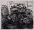 Etching and drypoint on paper. Signed in the plate, not numbered. Very good condition. This piece is attributed to the...