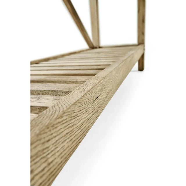 French Country Farmhouse Console Table For Sale In Greensboro - Image 6 of 11