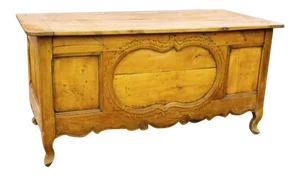 Antique French Provencial Fruitwood Desk Bureau Plat