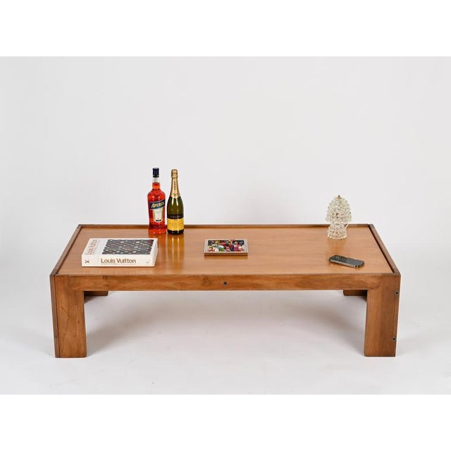 Large Coffee Table by Afra and Tobia Scarpa for Cassina, 1960s For Sale - Image 13 of 16