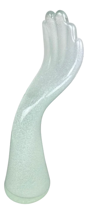 Murano Glass Hand Sculpture by Vistosi, Italy