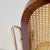 Mid-Century Modern Brass and Wicker Rocking Chair, 1970s For Sale - Image 12 of 13