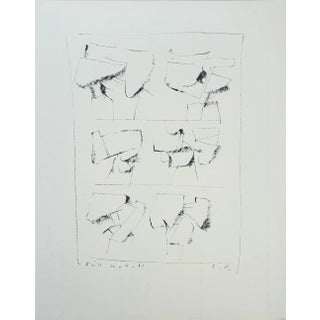 Fritz König, Composition, 1966, Original Lithograph For Sale