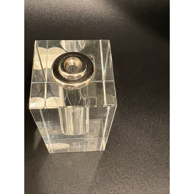 Vintage Bombay Company Crystal Perfume Bottle With Dauber Stopper For Sale In Miami - Image 6 of 9