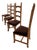 Danish Carved Oak Dining Chairs in the style of Skønvirke, 1930s, Set of 4 For Sale