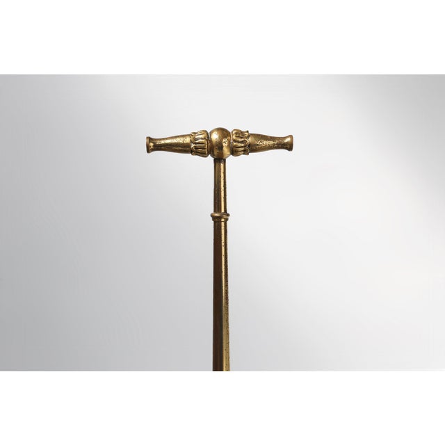 Magazine Rack with Messing Decorations and Feet, France, 1950s For Sale - Image 10 of 12