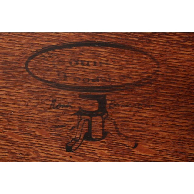 Custom Quality Modern Guitar Pick Oak Counter Height Dining Table For Sale - Image 14 of 18