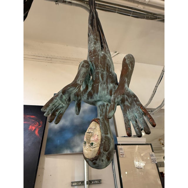 Gray Circa 2007 Peter Kiss "Change of Perspective" Hanging Sculptures, Pair For Sale - Image 8 of 13