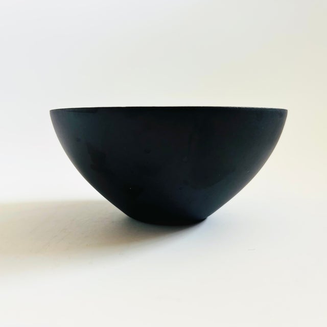 Mid-Century Modern Krenit Denmark 5" White Enamel Bowl by Herbert Krenchel For Sale - Image 3 of 8