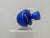 Blue Opal Glass Handle Vase from Opalina Fiorentina, Italy, 1960s For Sale - Image 3 of 14