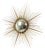 Large Vintage Sun Mirror from Vallauris, France, 1960s For Sale