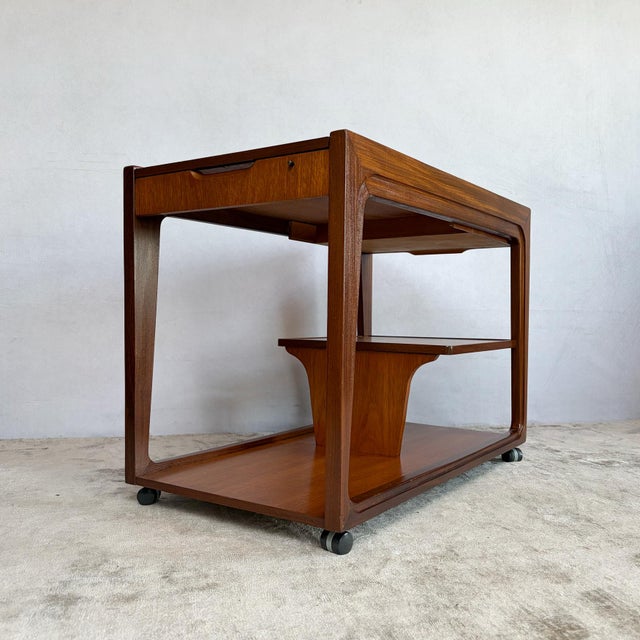 Drinks Trolley with Sliding Top and Laminate Inset from Remploy, 1970s For Sale - Image 6 of 12