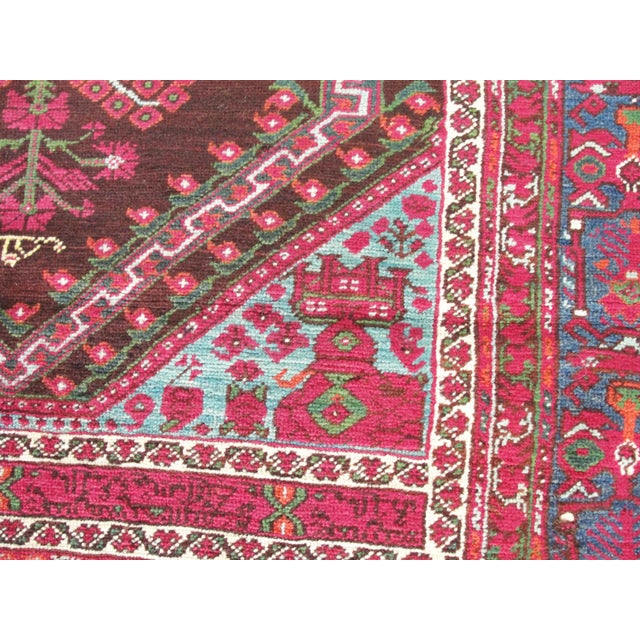 Antique Caucasian Karabagh Prayer Rug For Sale In Chicago - Image 6 of 9