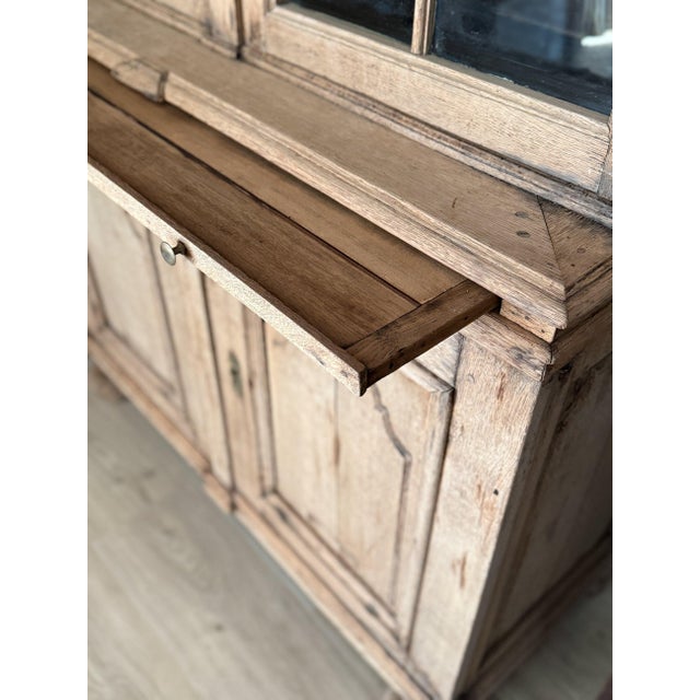 Brown Early 19th c. Dutch Oak Cabinet For Sale - Image 8 of 9