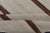 Vintage Turkish Kilim Rug Ivory Field With Brown Vertical Stripes Wool For Sale - Image 10 of 11