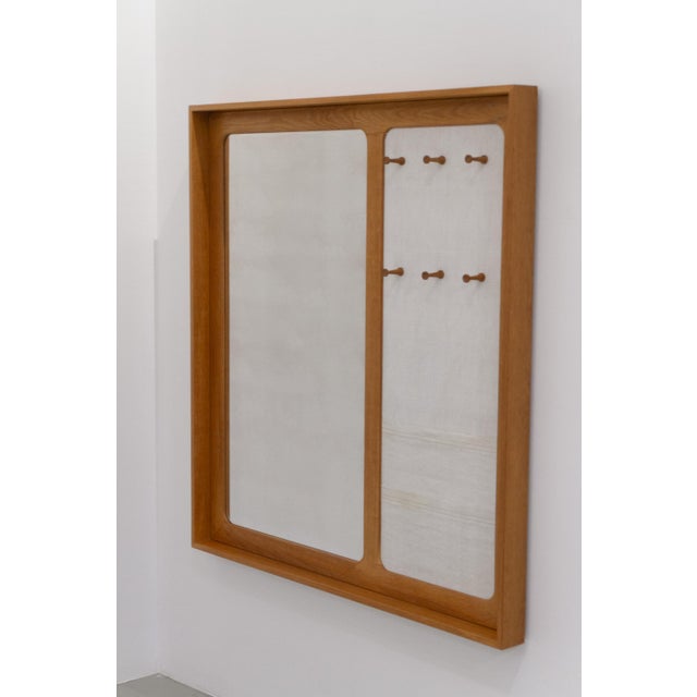 Danish Oak Model 600 Mirror from Aksel Kjersgaard, 1960s For Sale - Image 10 of 18