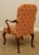 Queen Anne Style Custom Vintage Walnut Armchair For Sale In Philadelphia - Image 6 of 13