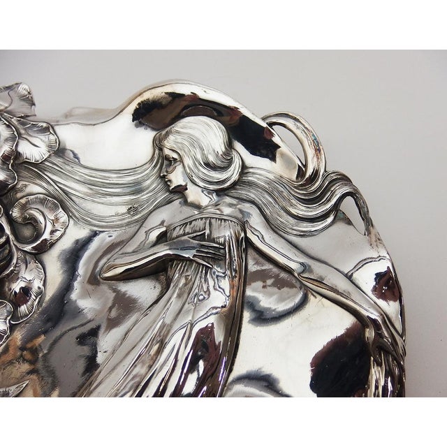 Art Nouveau Card Dish from WMF, 1890s For Sale - Image 12 of 15