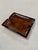 Vintage Italian Ceramic Ashtray With Brown Glaze and Black Border, 1970s For Sale - Image 4 of 7