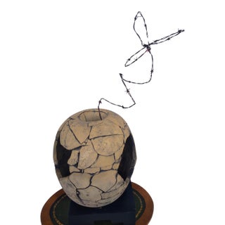 Bruny Graves Raku Sculpture For Sale