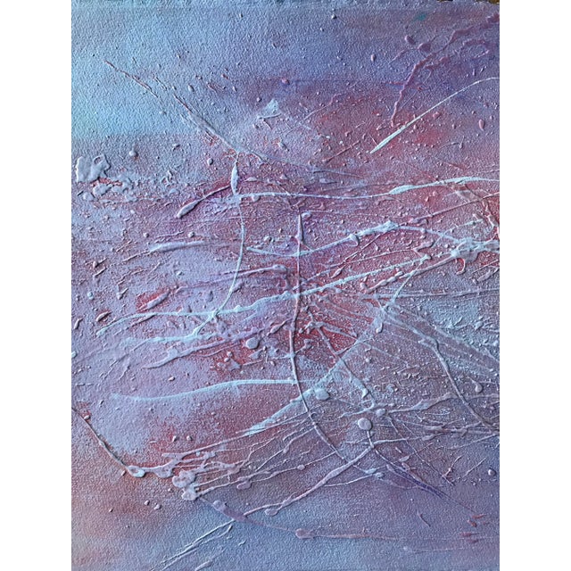 Patricia Zippin "Temescal 3" 1980s Mixed Media 30.5"x 22.5", unframed Signed in paint on bottom right and signed and...