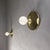 Metal Vintage Golden Wall Lamps, 1960s, Set of 2 For Sale - Image 7 of 7