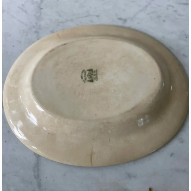 Villeroy & Boch Late 19th Century Old Abbey Ware Alpina Platter by Villeroy & Boch Mettlach For Sale - Image 4 of 6