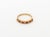 Modernist Ruby and Diamond 14k Yellow Gold Ring For Sale - Image 4 of 8