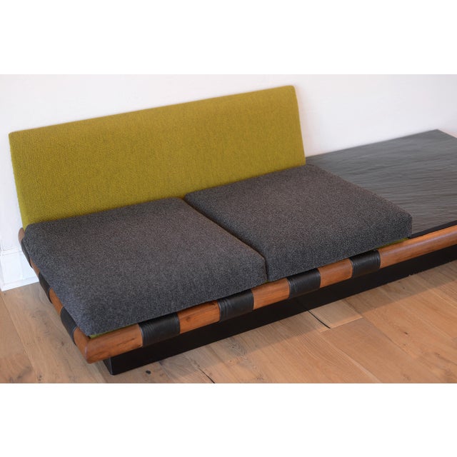 Adrian Pearsall Platform Sofa With Slate End Table For Sale - Image 11 of 18