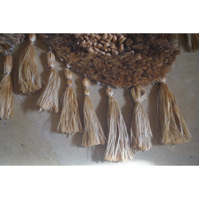 Brown 1970s Don Freedman Abstract Fiber Art Interlude Tapestry For Sale - Image 8 of 13